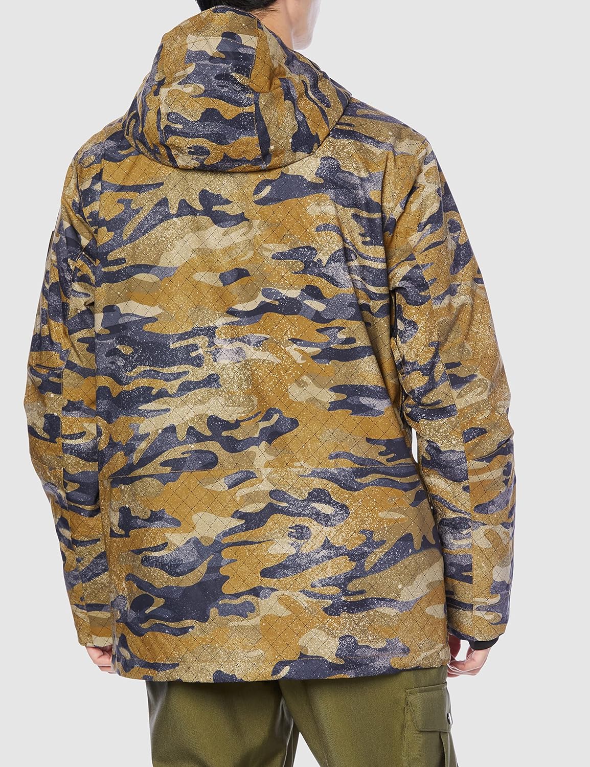 quick silver雪夹克 eqytj03282, mission printed jk np 男士 棕色